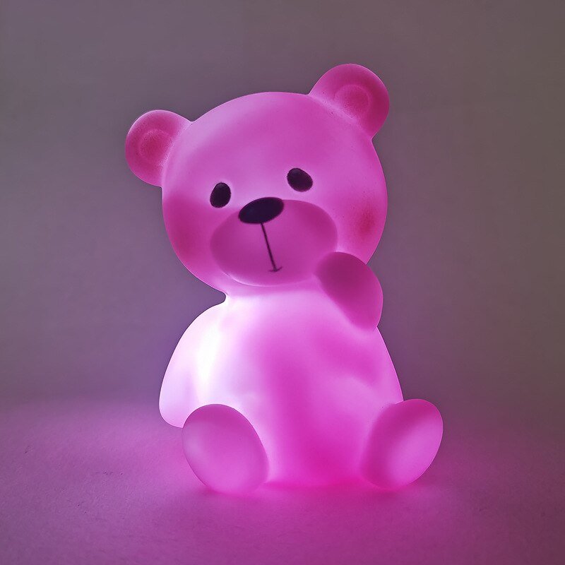 Veilleuse chambre bébé - Rose