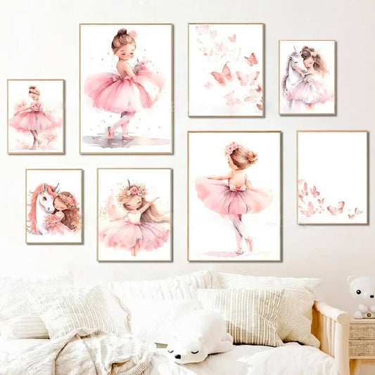 Affiche Fille - Danseuse Ballerine