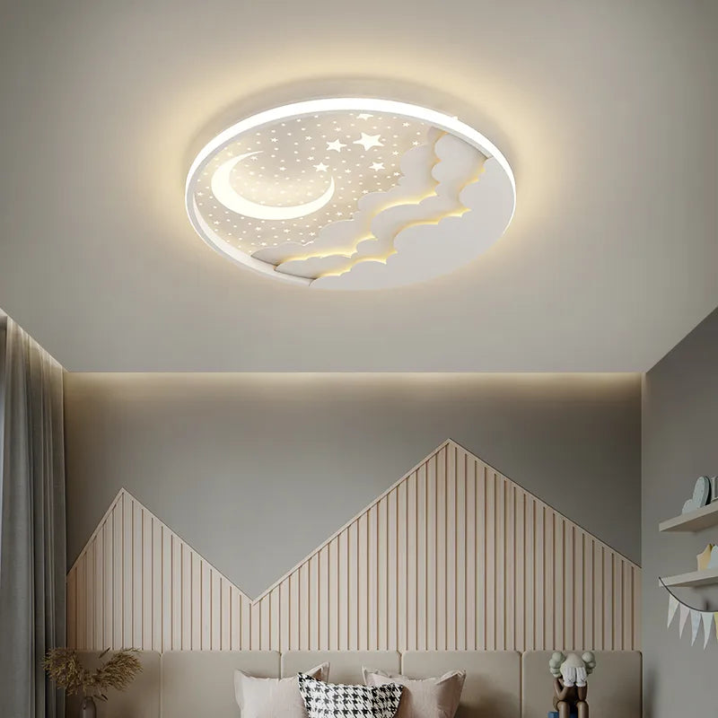  Plafonnier Chambre Enfant Spatial Blanc 