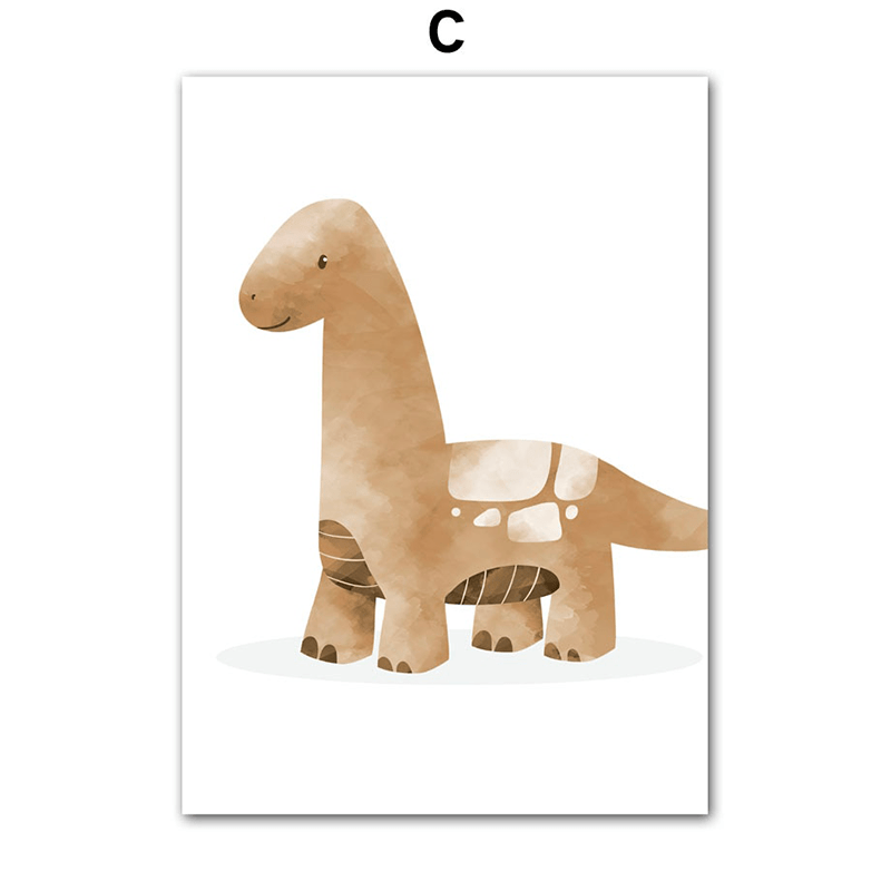 Affiche dinosaures enfant - C