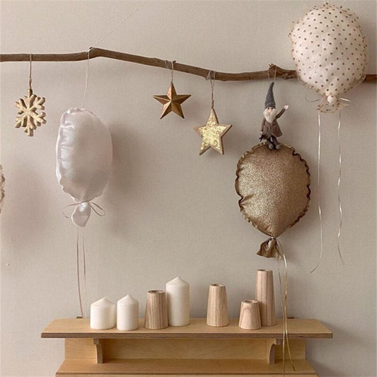 Ballon à suspendre bébé - Doré