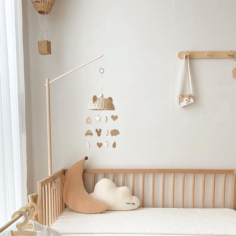Mobile bébé en bois - L'envolée - Decocot: decoration et accessoires en bois  pour enfants